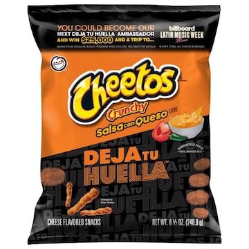 Cheetos Cheese Flavored Snacks, Salsa con Queso Flavored, Crunchy