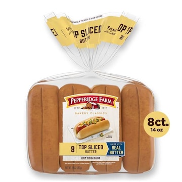 Pepperidge Farm® Bakery Classics Top Sliced Butter Hot Dog Buns