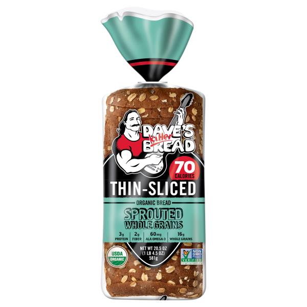 Dave's Killer Bread Sprouted Whole Grains ThinSliced, Whole Grain