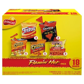 Frito Lay Snack Mix, Flamin' Hot Flavored