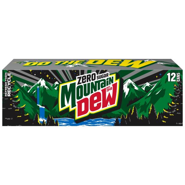 Mountain Dew Mountain Dew Zero Sugar Soda Citrus 12 Fl Oz, 12