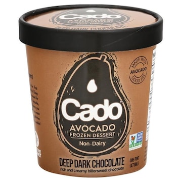 Cado Avocado Frozen Dessert, Non-Dairy, Deep Dark Chocolate