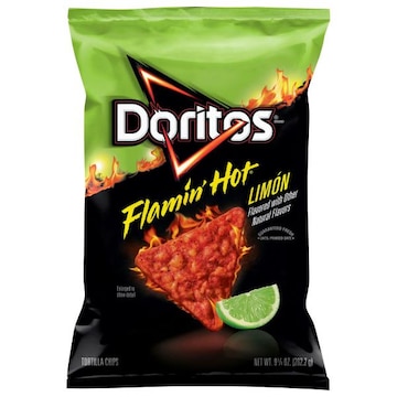 Doritos Tortilla Chips, Flamin' Hot Limon Flavored