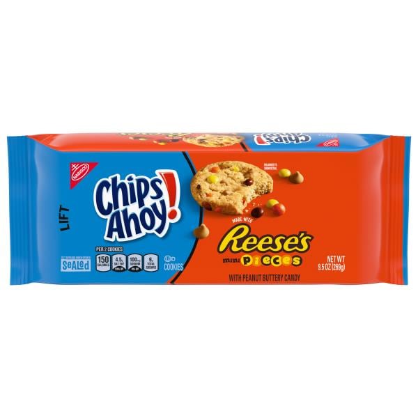 Chips Ahoy! Cookies, with Peanut Buttery Candy, Mini Pieces Publix
