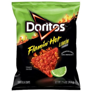 Doritos Tortilla Chips, Flamin' Hot Limon Flavored