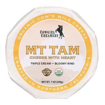Cowgirl Creamery Cheese, Organic Cow's Milk, Mt Tam