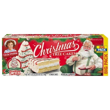Little Debbie Christmas Tree Snack Cakes Big Pack