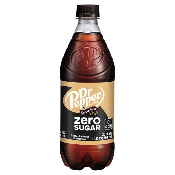 Dr Pepper Cream Soda, Zero Sugar Publix Super Markets