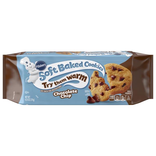 Pillsbury Cookies, Chocolate Chip, Soft Baked Publix Super Markets