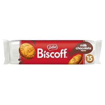 Lotus Biscoff Sandwich Cookies, Milk Chocolate Flavor
