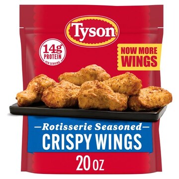 Tyson Frozen Rotisserie Seasoned Crispy Wings