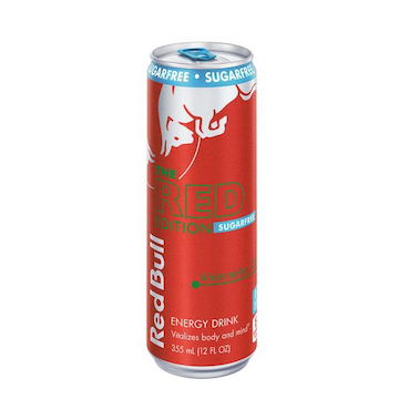 Red Bull Red Edition Sugar Free Energy Drink, Watermelon, 114mg Caffeine, 12 fl oz Can