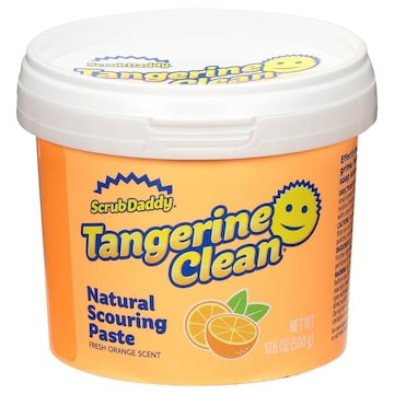 Scrub Daddy Tangerine Clean Natural Fresh Orange Scent Scouring Paste