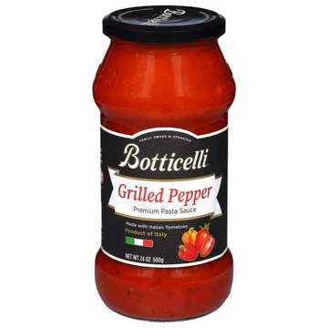 Botticelli Pasta Sauce, Grilled Pepper, Premium