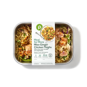 Publix Miso Ginger Chicken Thighs with Chow Mein, Noodles and Vegetables