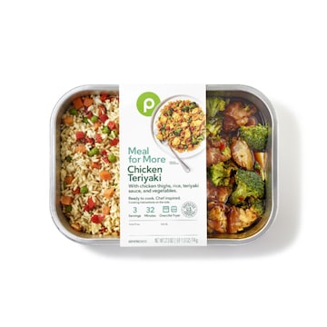 Publix Chicken Teriyaki with Chicken Thighs, Rice, Teriyaki Sauce, and Vegetables