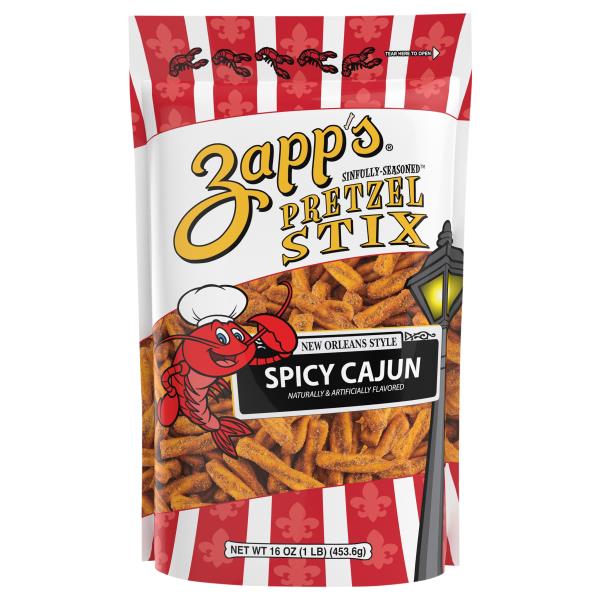 Zapp's Pretzel Stix, Spicy Cajun, New Orleans Style, Sinfully