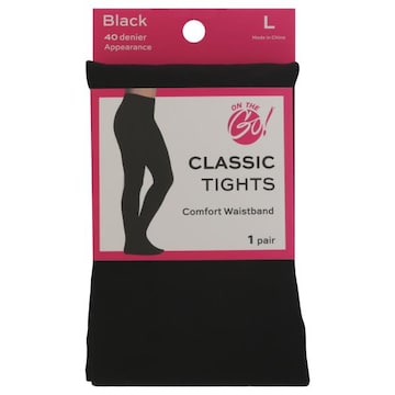 On the Go! Tights, Classic, Black, L