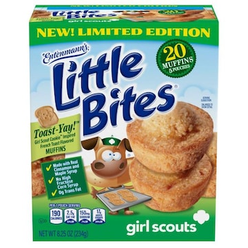 Entenmann's Little Bites Muffins, French Toast Flavor, Girl Scouts