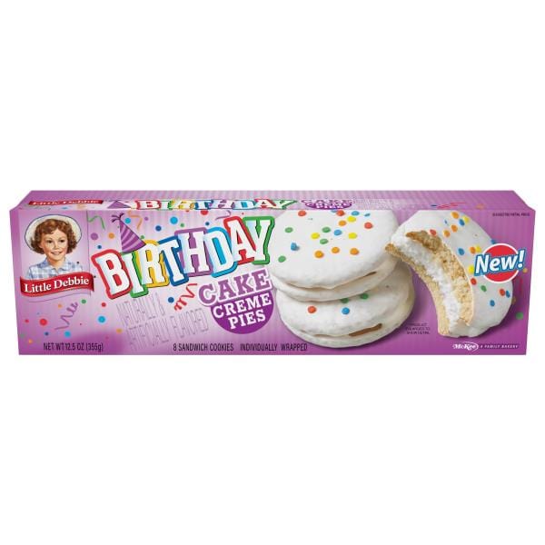 Little Debbie Sandwich Cookies, Birthday Cake Creme Pies | Publix Super ...