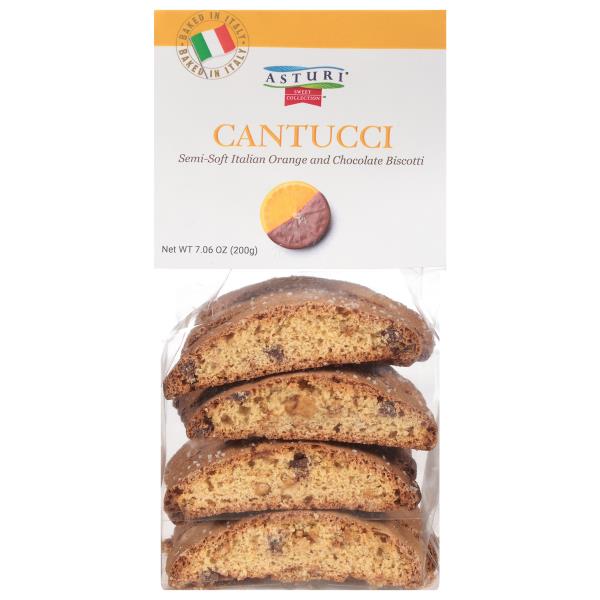 Asturi Sweet Collection Cantucci, Orange and Chocolate Biscotti, Semi ...