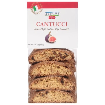 Asturi Cantucci, Fig Biscotti, Semi-Soft, Italian