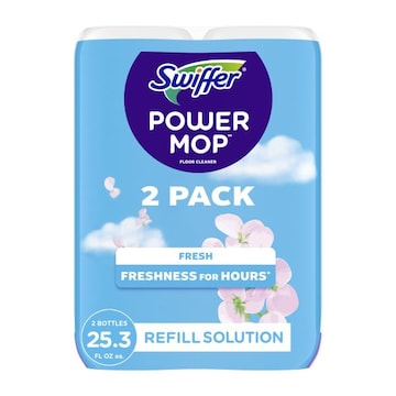 Swiffer Powermop Refill Solution, Fresh, Double Pack