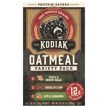Kodiak Oatmeal, Maple & Brown Sugar/Chocolate Chip/Apple Cinnamon, Variety Pack
