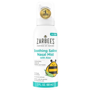Zarbee's Nasal Mist, with Aloe, Soothing Saline