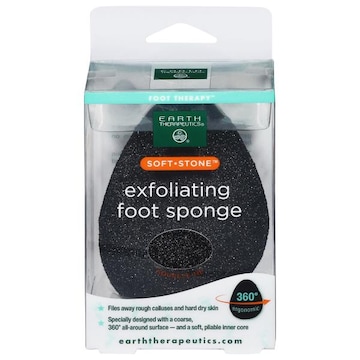 Earth Therapeutics Soft Stone Foot Sponge, Exfoliating