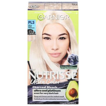 Nutrisse Bleach Kit, Charcoal, PL3, Ultra Cool Platinum
