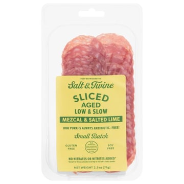 Salt & Twine Salami, Mezcal & Salted Lime, Sliced
