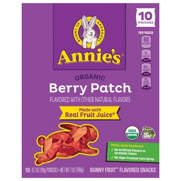 Annie's Organic Bunny Berry Patch Fruit Flavored Snacks