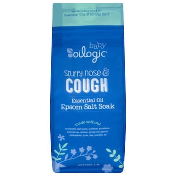 Oilogic Epsom Salt Soak, Essential Oil, Stuffy Nose & Cough, Baby