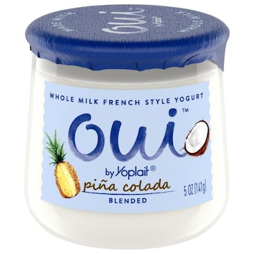 Oui Whole Milk French Style Blended Pina Colada Yogurt