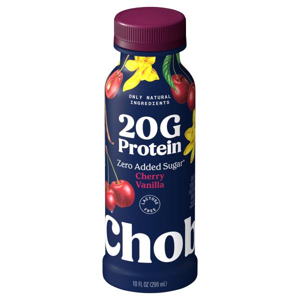 Chobani Protein Drink, Zero Added Sugar, Greek Yogurt, Cherry