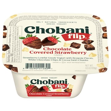 Chobani Flip Yogurt, Chocolate Covered Strawberry, Greek