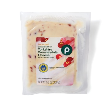 Publix Yorkshire Wensleydale Cheese with Cranberries