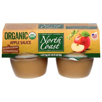 North Coast Organic Apple Sauce, Organic