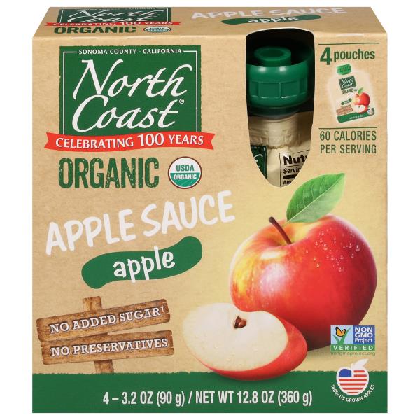 North Coast Organic Applesauce, Apple, Organic | Publix