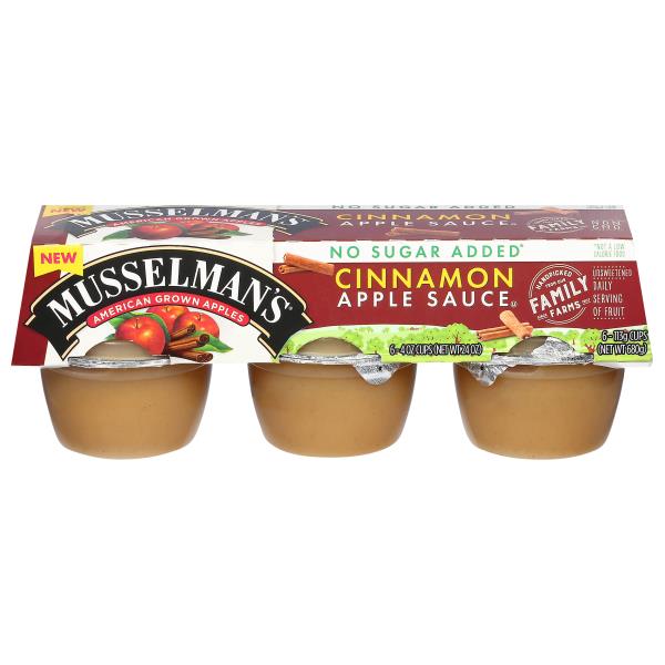 Musselman's Apple Sauce, No Sugar Added, Cinnamon | Publix Super
