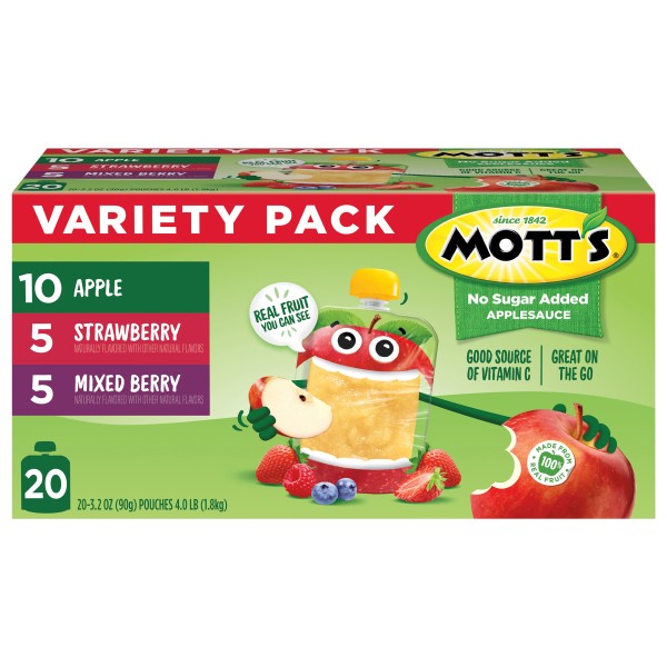 Mott's Apple/Strawberry/Mixed Berry Applesauce Variety Pack