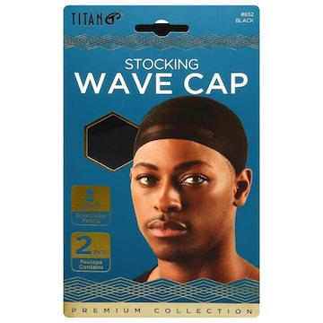 Titan Premium Collection Wave Cap, Stocking, Black