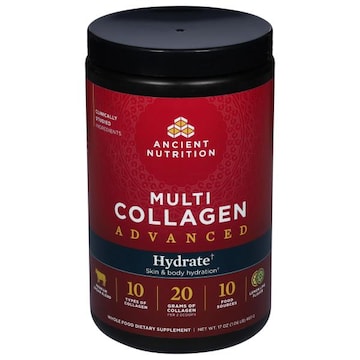 Ancient Nutrition Multi Collagen, Hydrate, Advanced, Lemon Lime Flavor