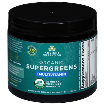 Ancient Nutrition SuperGreens, +Multivitamin, Organic