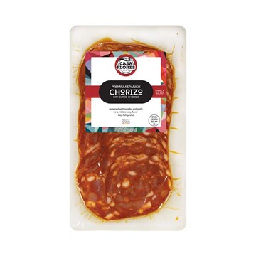 Casa Flores CHORIZO, CASA FLORES SLICED CF 10/3 OZ