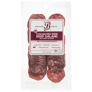 Brooklyn Cured Tuscan Red Wine with Garlic and Herbs Beef Salami