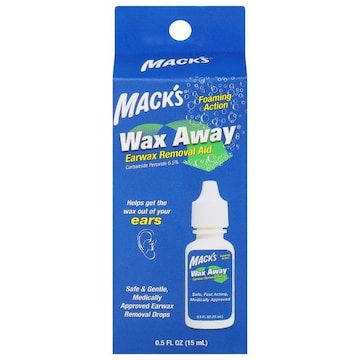 Mack's Wax Away Earwax Removal Aid, Foaming Action