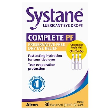 Systane Complete PF Preservative-Free Lubricant Eye Drops