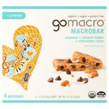 GoMacro Coconut + Almond Butter + Chocolate Chips MacroBar